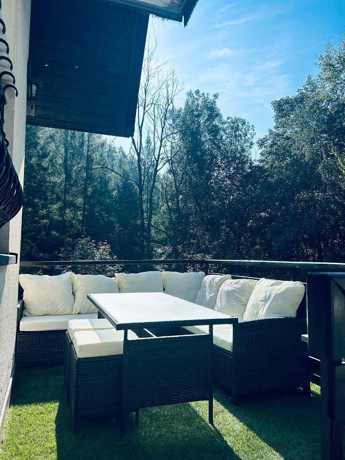 Dom dla 7 osób, z taras i widok oraz ogród, zwierzęta dozwolone w Międzybrodzie Żywieckie