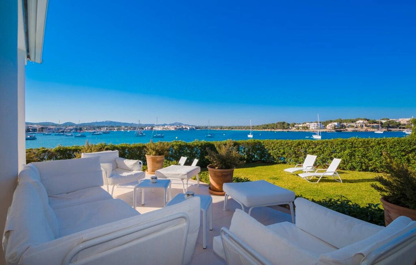 Villa 'Can Marilla' mit Meerblick, Wlan und Klimaanlage in Portocolom, Felanitx