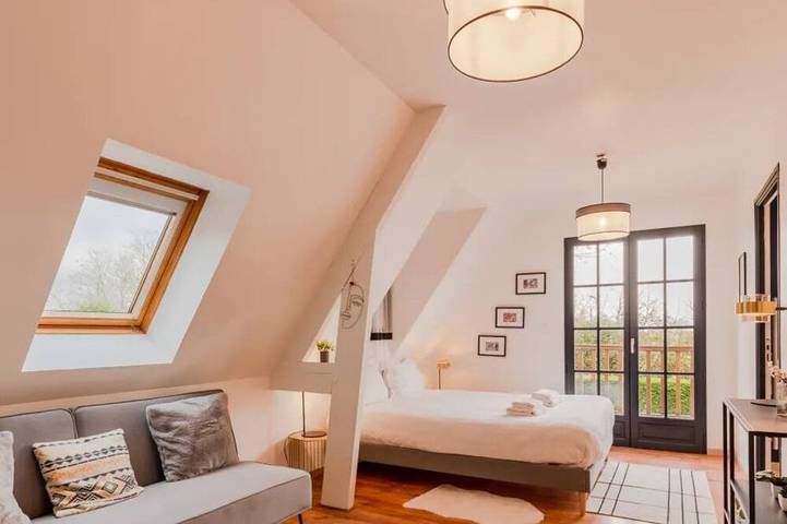 Location de vacances pour 8 personnes, avec balcon et jacuzzi ainsi que sauna et jardin à Gonneville-sur-Honfleur - 4