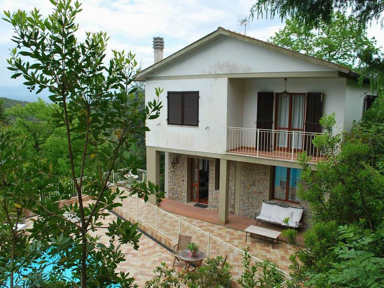 Villa 'Castagno' mit Pool in Valcanina, Sassetta