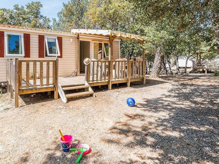 Mobil home pour 6 personnes, avec bassin pour enfant à Régusse - 2