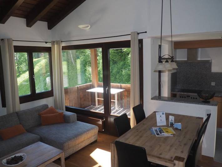 Ferienwohnung für 4 Personen, mit Sauna und Garten in La Punt-Chamues-ch