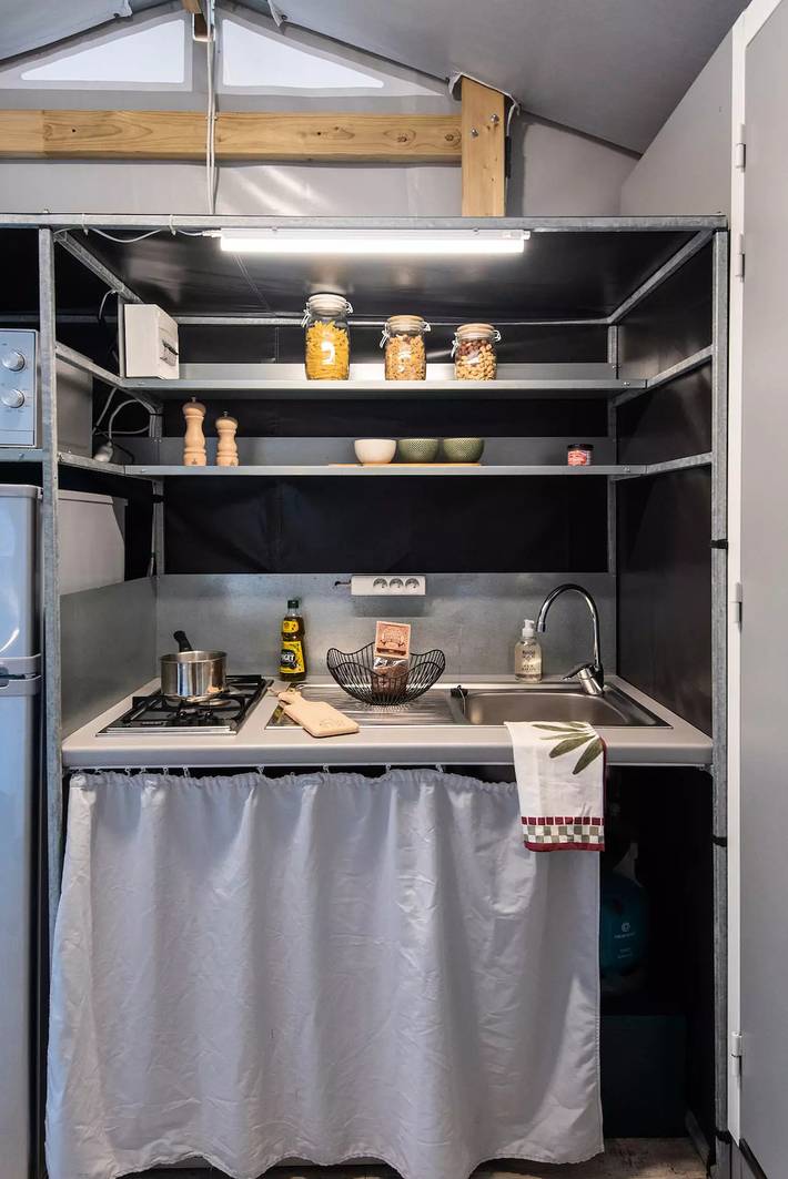 Camping für 5 Personen, mit Terrasse und Pool, mit Haustier in Landes - 4