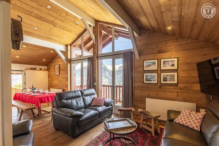 Chalet pour 6 personnes, avec balcon dans La Plagne - 3
