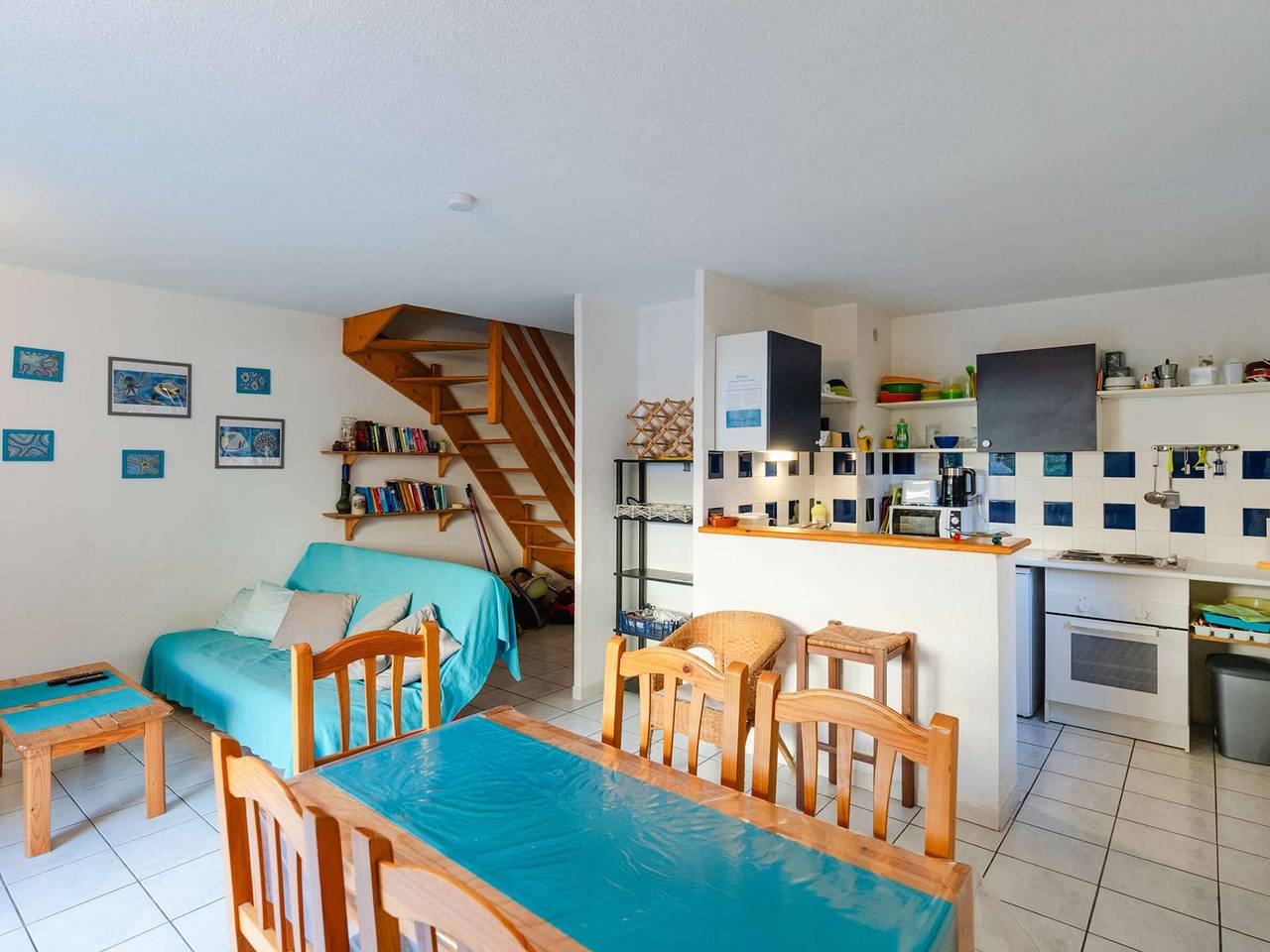 Gruissan: Gemütliches 3-Zimmer-Ferienhaus mit Pool, 6 Schlafplätze, 2 Terrassen, Parkplatz in Gruissan (Ville), Gruissan