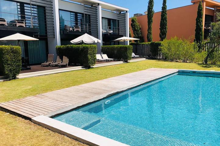 Chalet para 6 pessoas, com piscina e jardim em Península de Troia