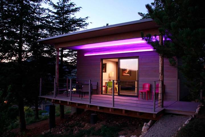 Maison de vacances pour 4 personnes, avec Balcon ainsi que Terrasse et Vue