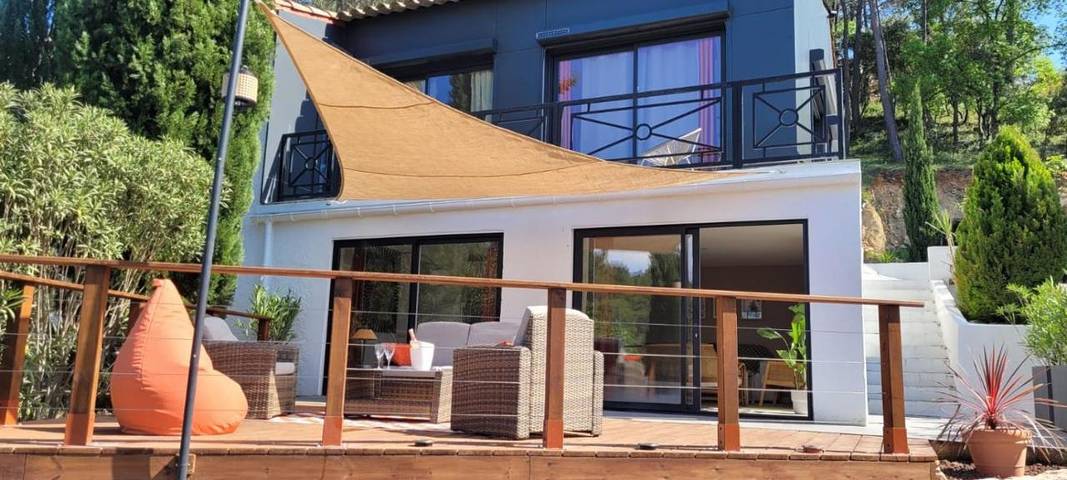 Maison d’hôte pour 6 personnes, avec piscine ainsi que jardin et vue, animaux acceptés à Vidauban - 3