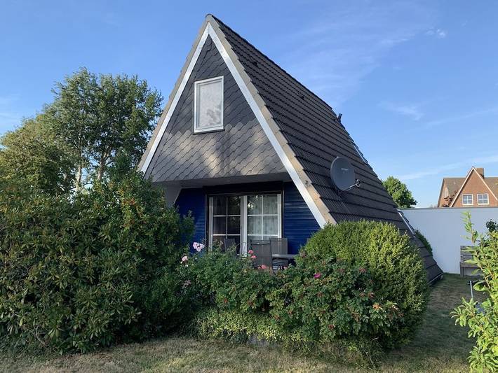 Ferienhaus für 3 Personen, mit Terrasse und Garten