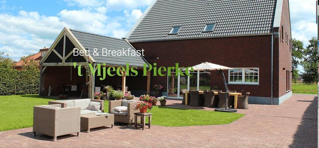Chambre d’hôte pour 3 personnes, avec Terrasse ainsi que Jardin et Vue à Hoogstraten