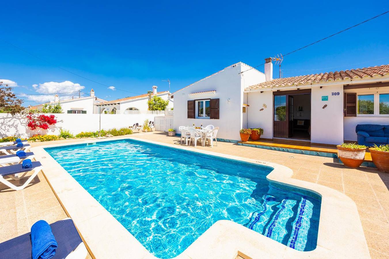 Chalet para 6 personas con terraza in Cala en Porter, Municipio de Alaior