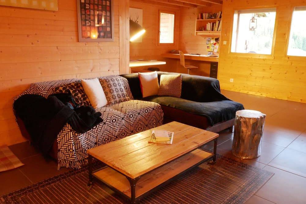 Chalet moderne avec beaucoup de caractère, ambiance confortable et chaleureuse in La Pesse, Parc naturel régional du Haut-Jura