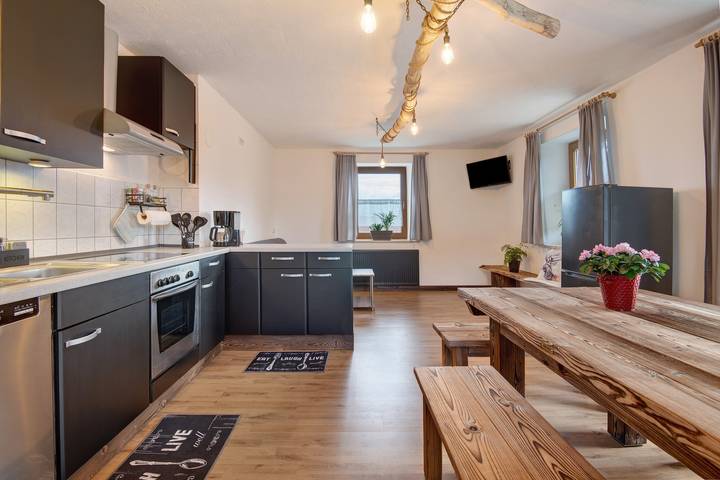 Ferienhaus "Ferienhäusl" mit Bergblick, privater Terrasse und Wlan in Eschlkam, Ostbayern