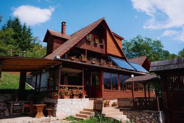 Maison d’hôte pour 2 personnes, avec terrasse ainsi que vue et jardin, animaux acceptés à Alba (Romania)