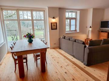 Ferienhaus für 3 Personen, mit Terrasse und Garten in Sächsisches Burgen- und Heideland