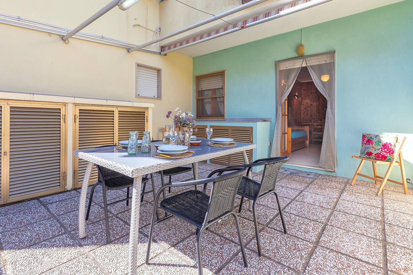 Maison de vacances 'Doma Beach' avec vue mer, terrasse privée et Wi-Fi in Lu Bagnu, Castelsardo