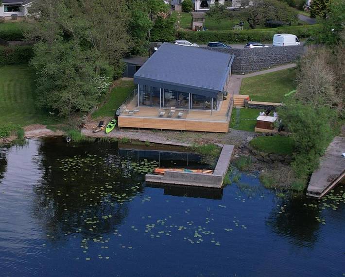 Holiday rental for 10 people, with terrace and garden as well as sauna and view in County Cavan