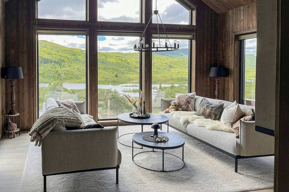 Off-Grid-Hütte mit Blick auf die Berge in Valle