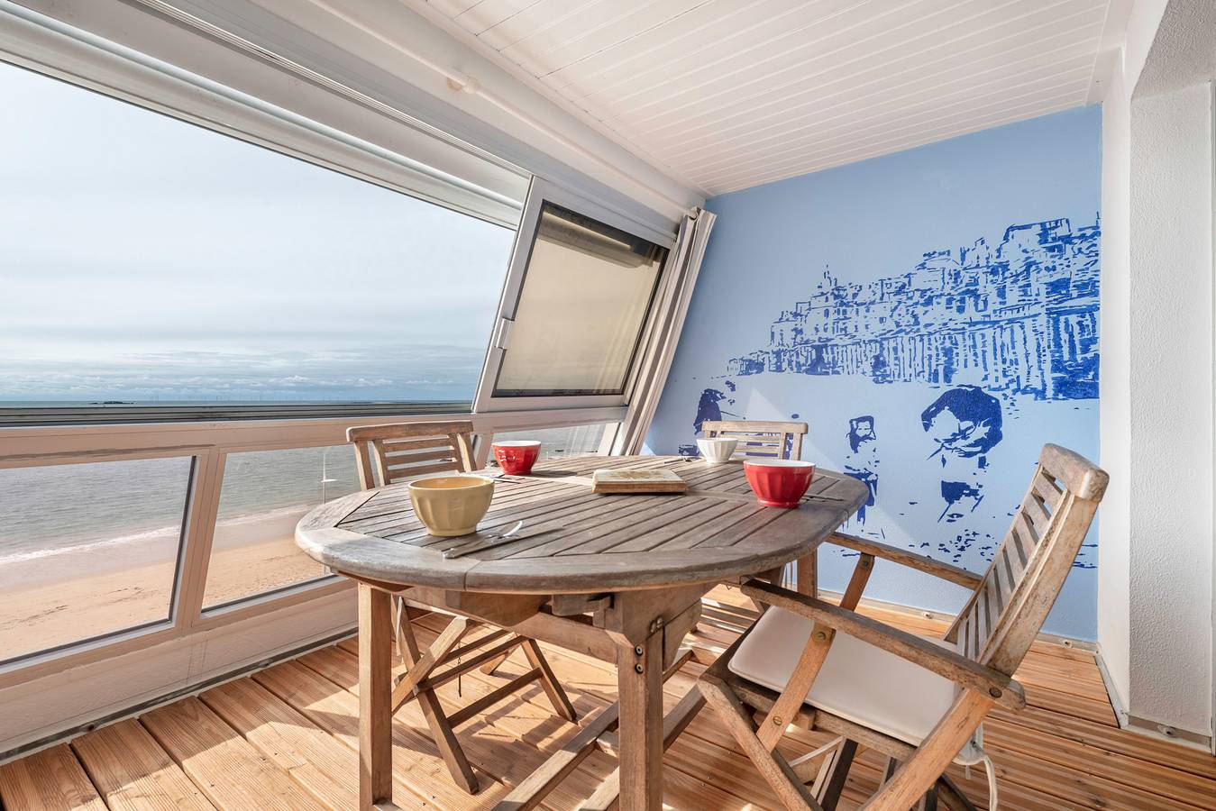 Appartement entier, Face à la mer, appartement sous les toits pour 4 in Pornichet, Côte d'Amour