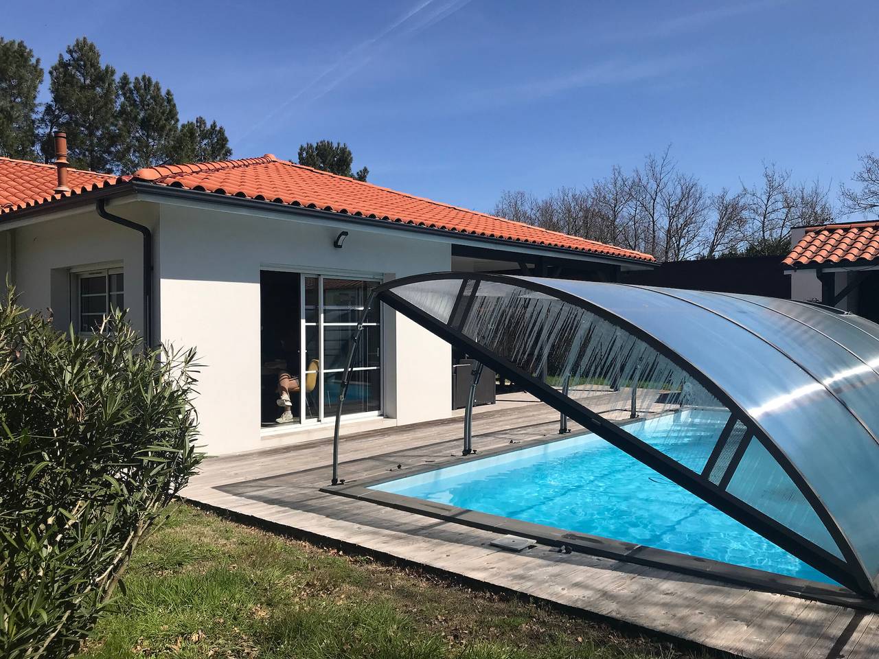 Maison Familiale à Biscarrosse avec Piscine et Parking in Biscarrosse (bourg), Biscarrosse