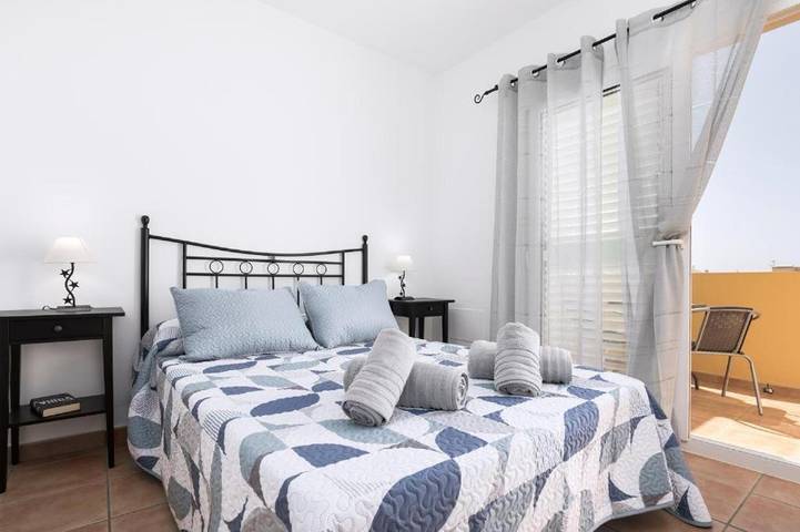 Apartamento para 4 personas, con vistas y balcón en Tarajalejo