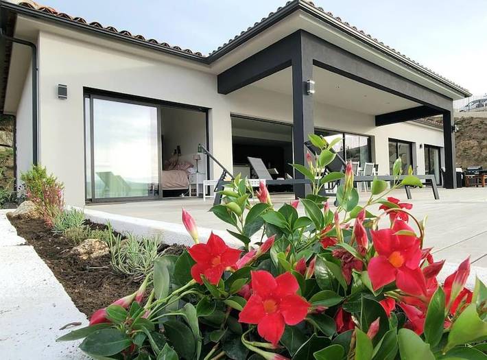 Villa pour 8 personnes, avec jardin ainsi que piscine et vue à Propriano - 3