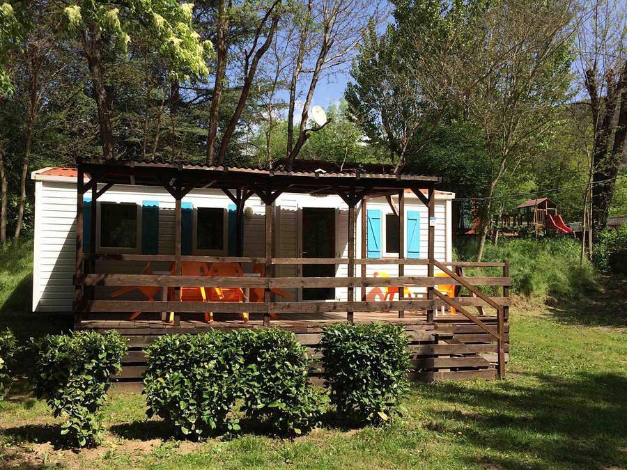 Camping Les Gorges de l'Herault - Mobilhome 4 personnes in Sumène, Parc national des Cévennes