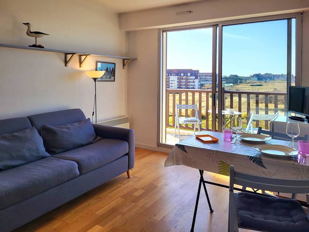 Studio entier, Studio Cabine à Cabourg - Vue Mer et Coucher de Soleil in Cabourg, Région de Caen