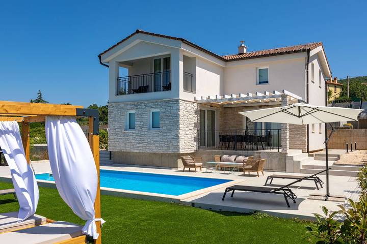 Ferienhaus mit Meerblick für 8 Personen, mit Garten und Pool, mit Haustier in Istrien - 3