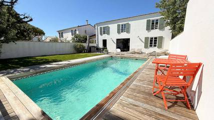 Gîte pour 10 personnes, avec piscine et jardin à Saint-Clément-des-Baleines