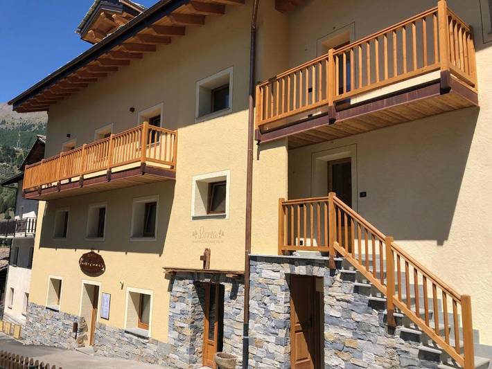 Maison d’hôte pour 4 personnes, avec Balcon et Vue à Cogne