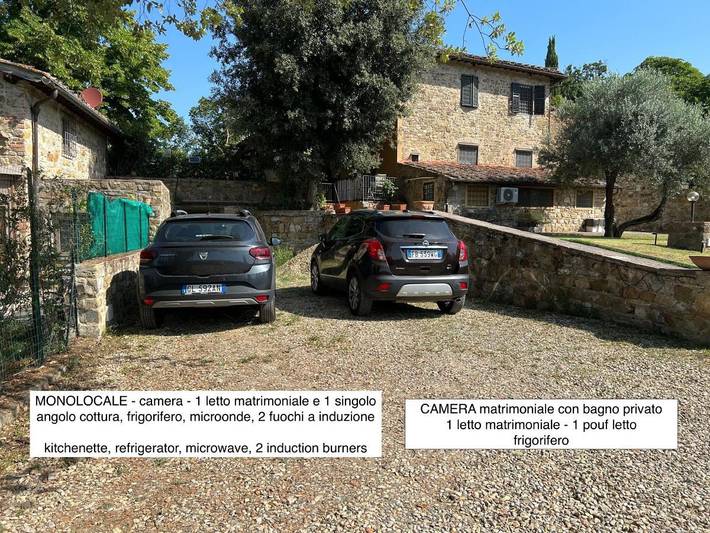 Appartamento per 3 persone, con panorama e giardino in Impruneta