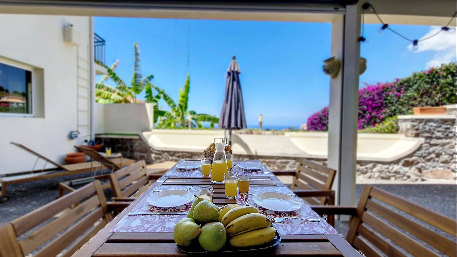 Ferienhaus für 4 Personen mit Balkon in Arco da Calheta, Madeira