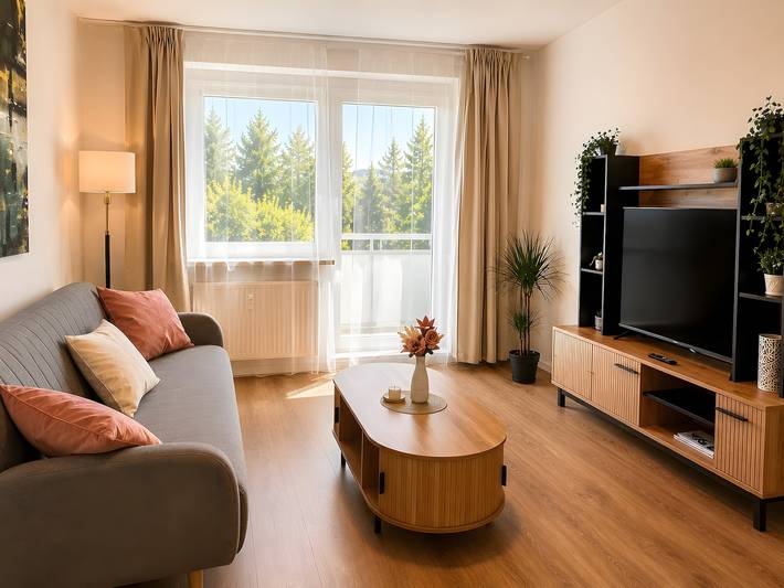 Ferienwohnung für 5 Personen, mit Balkon in Jena