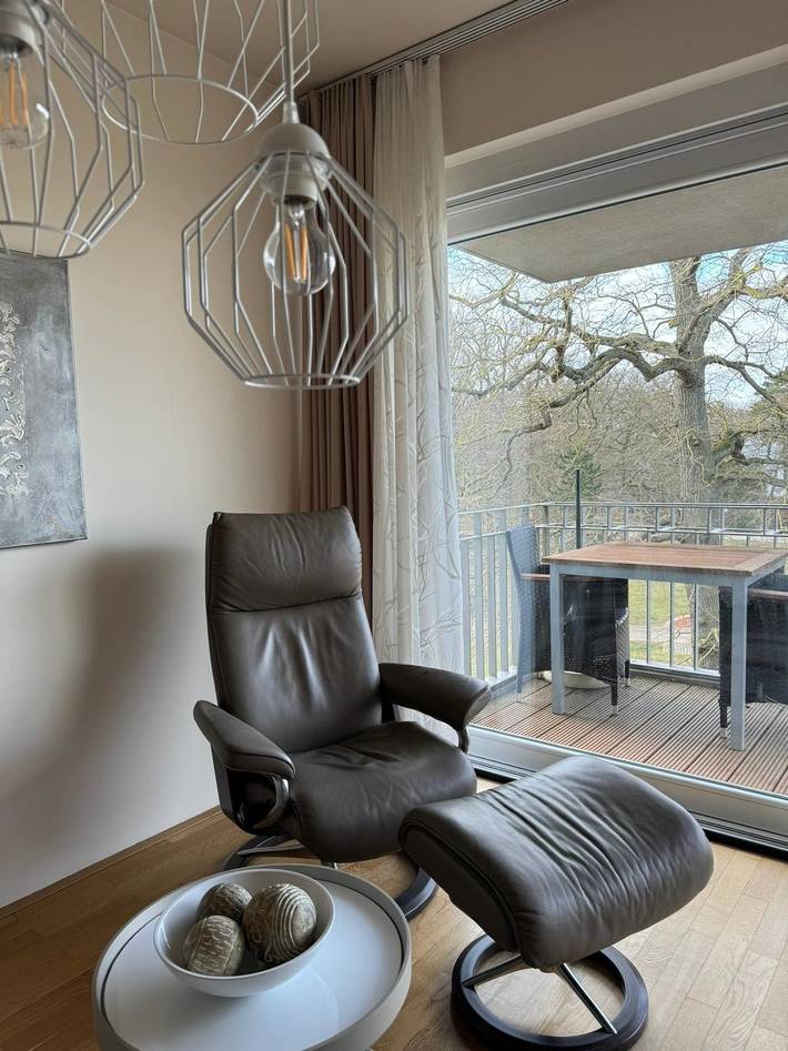 Ferienwohnung für 2 Personen, mit Balkon und Sauna in Warnemünde