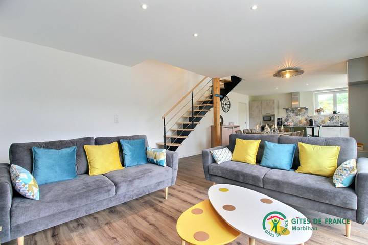 Gîte pour 8 personnes, avec jardin et terrasse à Saint-Philibert - 3