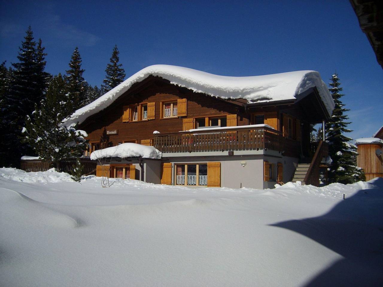 Ganze Ferienwohnung, Chalet Vrenali - Ferienwohnung C (4 Betten/3 Zimmerwohnung) in Vaz/Obervaz, Plessur Alpen