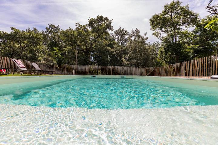 Gîte pour 10 personnes, avec piscine ainsi que jardin et terrasse à Pissos - 2