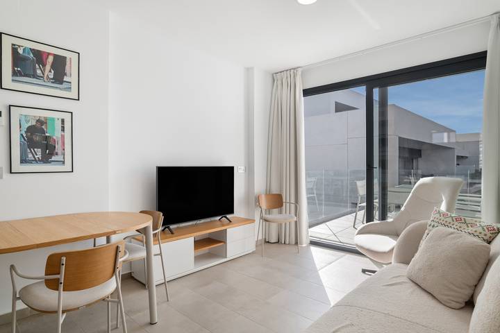 Appartement entier, Appartement 'Casa África' avec piscine partagée, Wi-Fi et climatisation in Zahara de los Atunes, Barbate