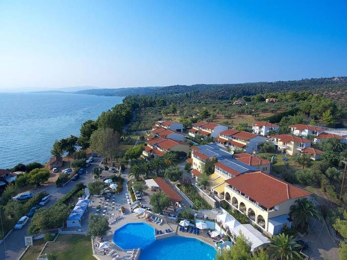 Hotel für 4 Personen, mit Pool und Ausblick sowie Kinderpool und Garten, mit Haustier in Chalkidiki - 3