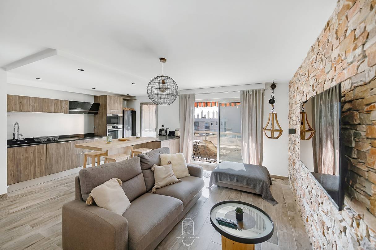 Apartamento vacacional entero, Apartamento de vacaciones para 4 personas con balcón/terraza in Hyeres, Parque nacional Port-Cros