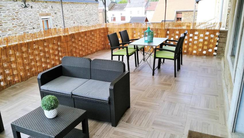 Gîte pour 5 personnes, avec terrasse