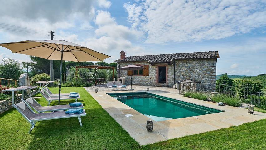 Casa vacanza per 6 persone, con terrazza e giardino in Radda in Chianti