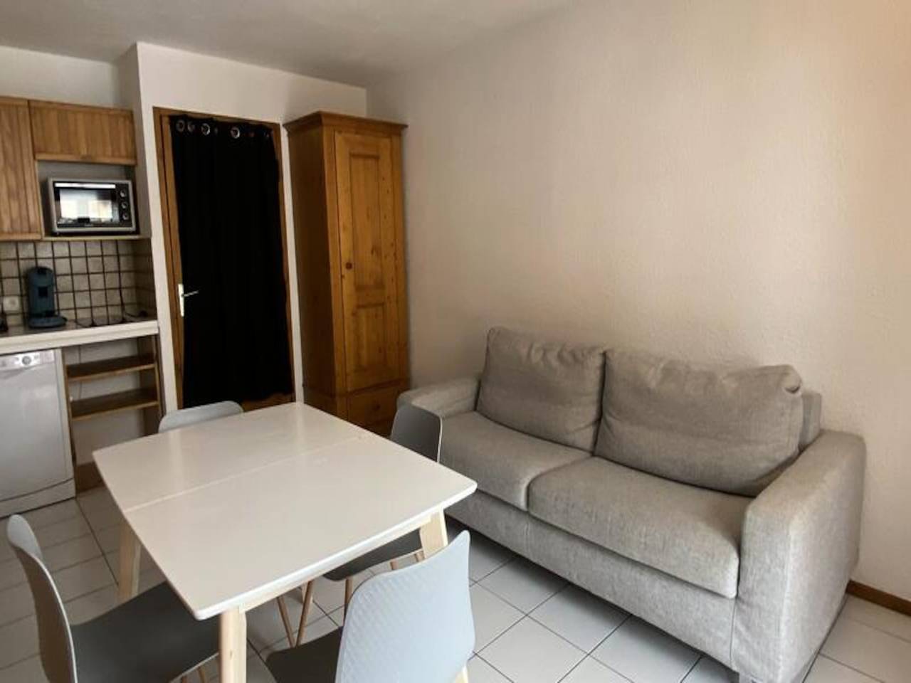 Appartement entier, 2 piã¨ces cabine 4 personnes exposã© sud in Valloire, Région de Saint-Jean-de-Maurienne