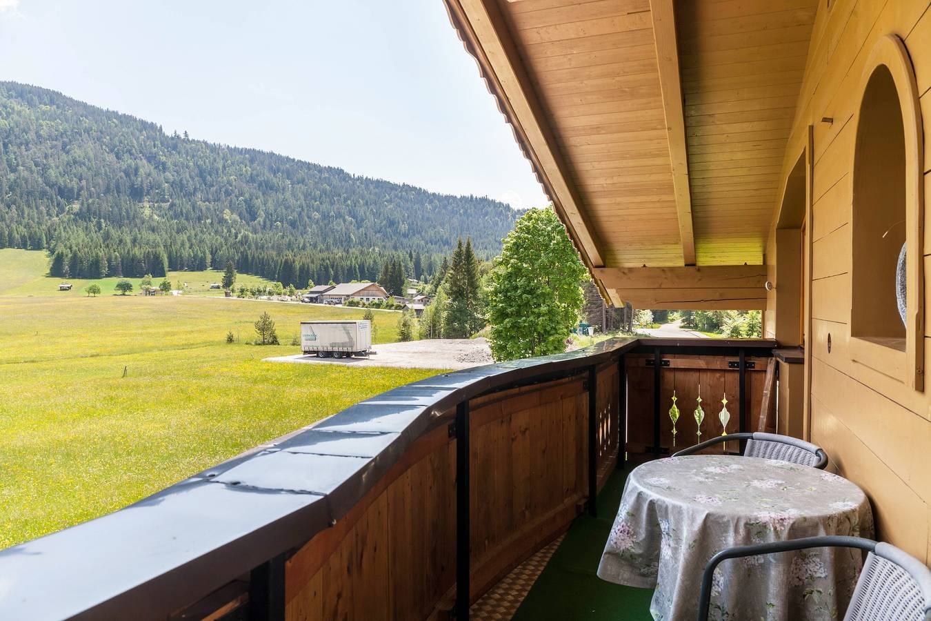 Ganze Wohnung, Ferienwohnung "Enzian 2" mit Bergblick, Balkon und Wlan in Leutasch, Innsbruck Land