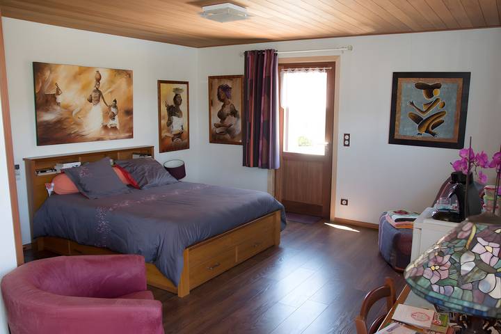 Chambre d’hôte pour 3 personnes, avec jardin