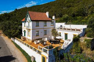 Gîte pour 10 personnes, avec vue et balcon dans Portinho da Arrábida
