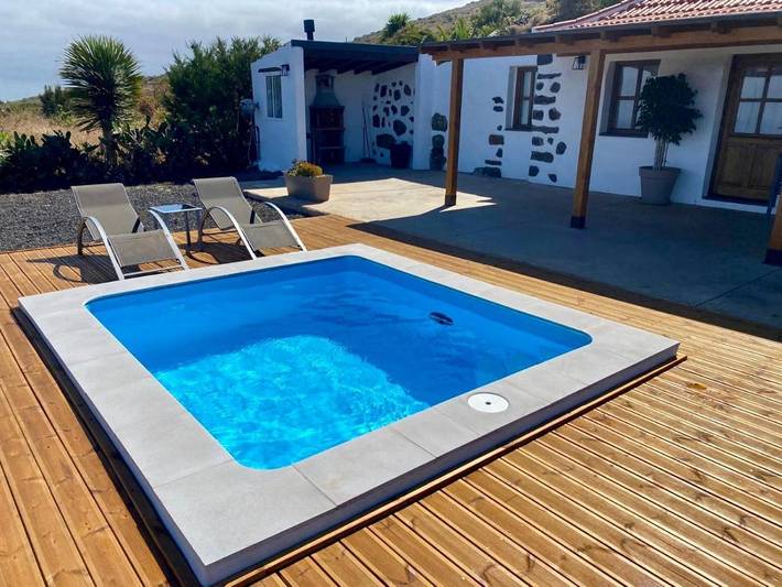 Casa rural para 2 personas, con jardín además de vistas y piscina en Garafía - 2
