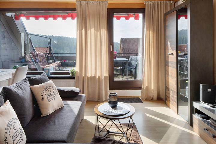 Ferienwohnung für 4 Personen, mit Balkon und Garten sowie Seeblick in Schluchsee - 4