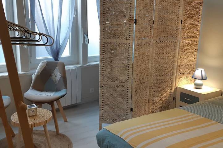 Ganze Wohnung, \"L'Escapade Marine\", 2 bedrooms, 4 pers, free secure parking with badge, 8 mn from the beach in Le Portel, Boulogne-sur-Mer und Umgebung